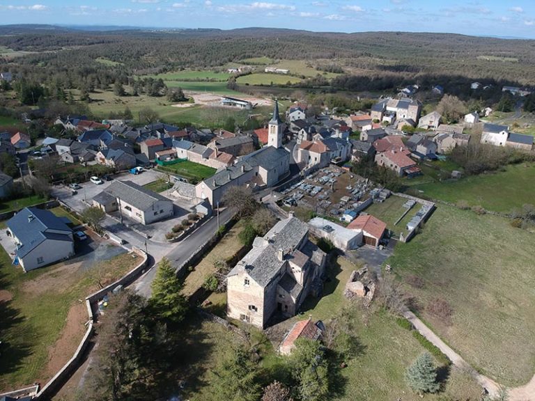 Vue aérienne sud ouest