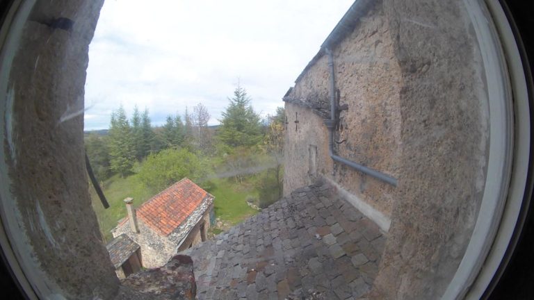 Vue vers l'est depuis la salle de bains