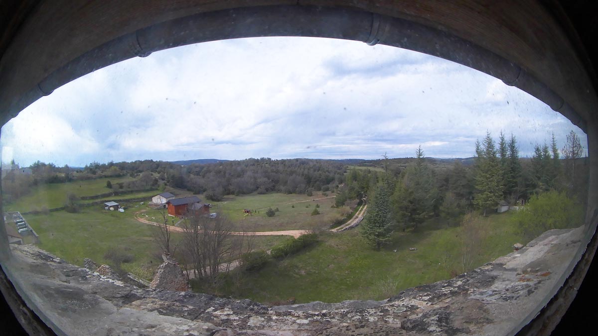 L'observatoire, vue vers le nord